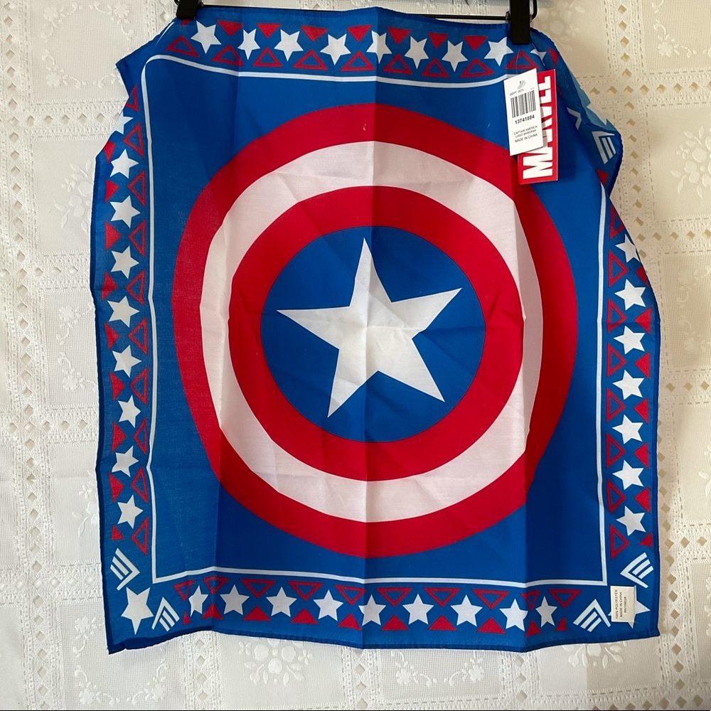 Captain America Marvel bandana scarf